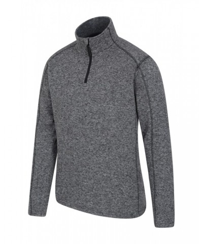 Idris Mens Half-Zip Fleece Grey $16.00 Fleece