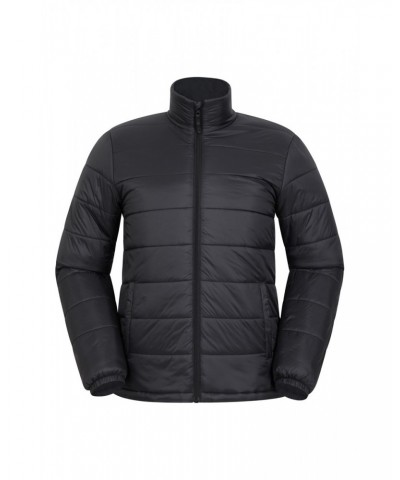 Mountain Essentials Mens Lightweight Insulated Jacket Black $20.70 Jackets