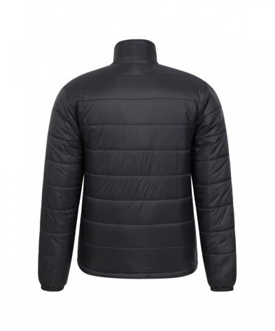 Mountain Essentials Mens Lightweight Insulated Jacket Black $20.70 Jackets