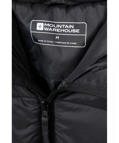 Mountain Essentials Mens Lightweight Insulated Jacket Black $20.70 Jackets