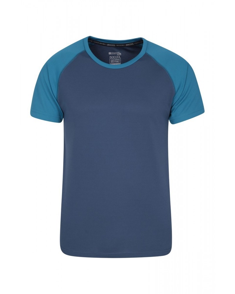 Endurance Isocool Mens Active T-Shirt Denim $12.99 Active