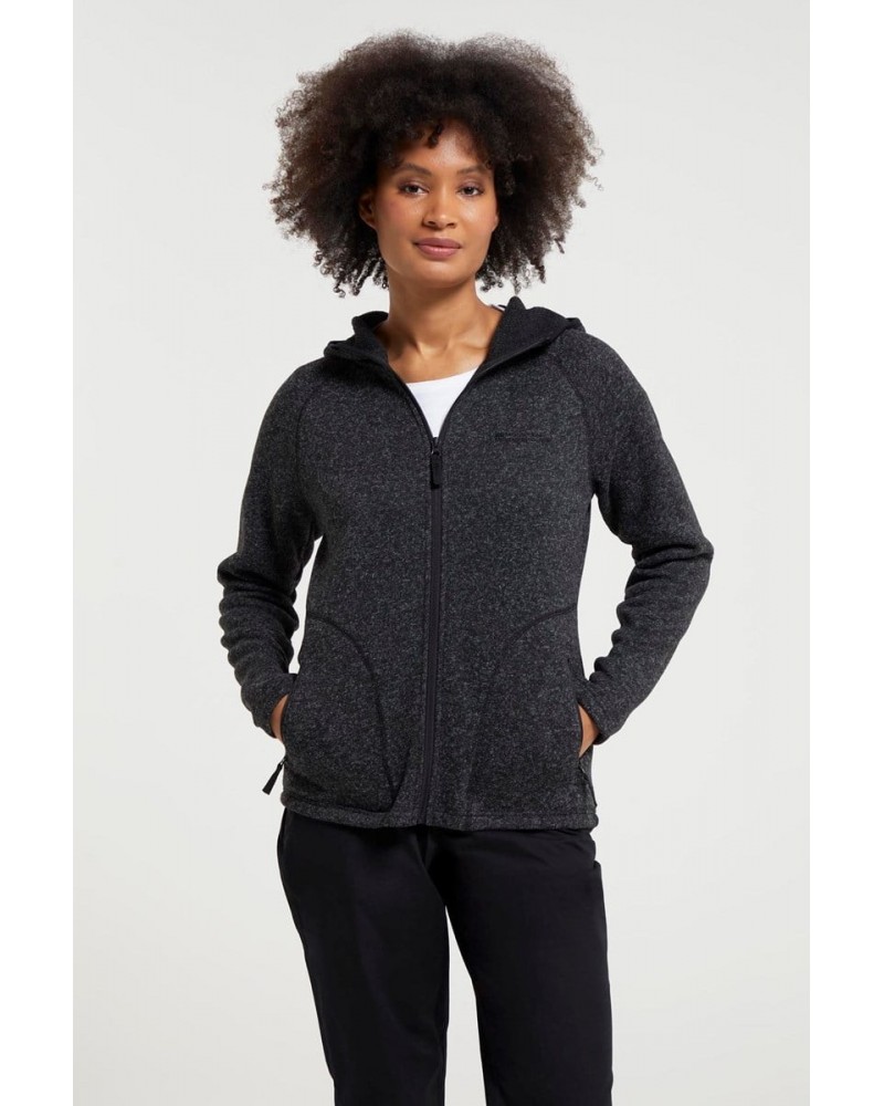 Nevis Womens Full Zip Hoodie Black $31.79 Fleece