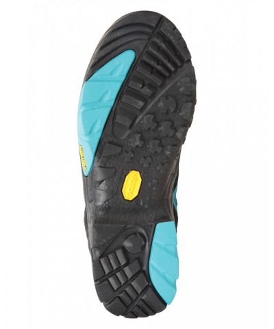 Edinburgh Vibram Youth Waterproof Hiking Boots Teal $39.20 Footwear