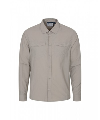 Navigator Convertible Mens Long-Sleeve Shirt Beige $17.48 Tops