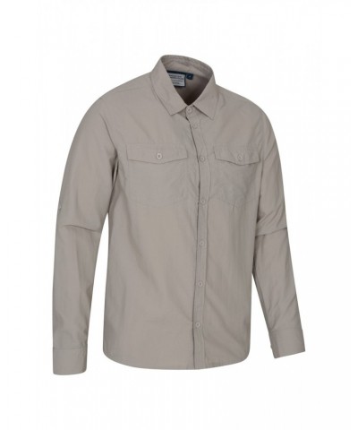 Navigator Convertible Mens Long-Sleeve Shirt Beige $17.48 Tops