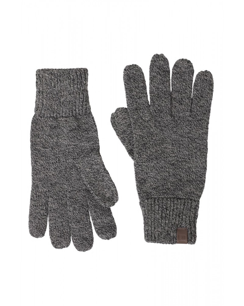 Compass Knitted Mens Gloves Black $10.06 Accessories