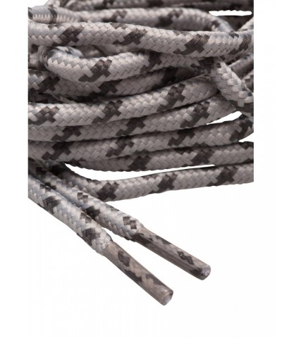 Round Textured Shoe Laces 100cm Grey $7.07 Footwear