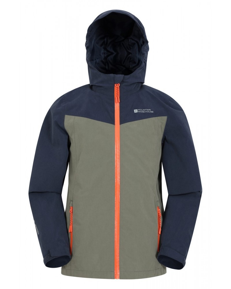 Trail Extreme Kids 2.5 Layer Waterproof Jacket Navy $19.35 Jackets