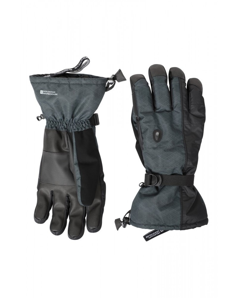 Mountain Mens Waterproof Ski Gloves Black $19.46 Accessories