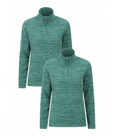 Snowdon Melange Womens Fleece Multipack Bright Green $19.46 Fleece