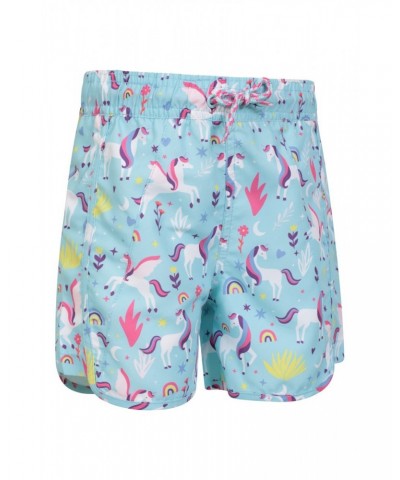 Patterned Kids Boardshorts Light Teal $9.50 Pants