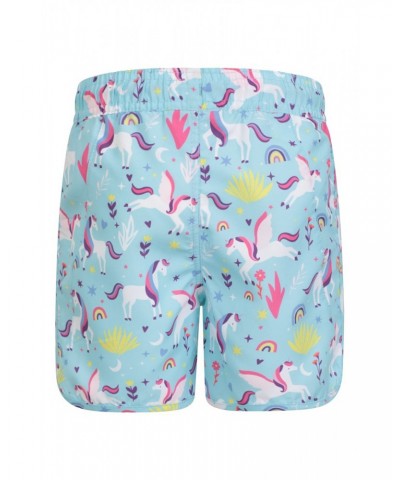 Patterned Kids Boardshorts Light Teal $9.50 Pants