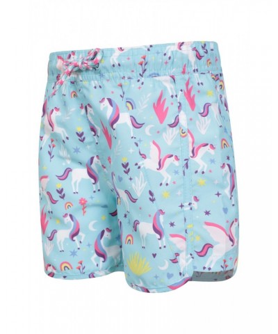 Patterned Kids Boardshorts Light Teal $9.50 Pants