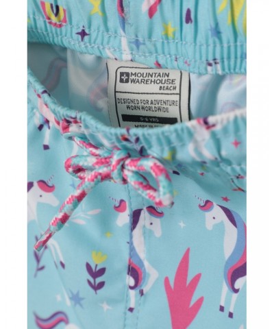 Patterned Kids Boardshorts Light Teal $9.50 Pants