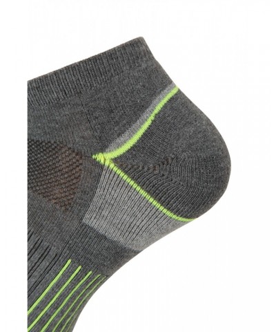 Isocool Performance Mens Trainer Socks 3-Pack Black $11.50 Active