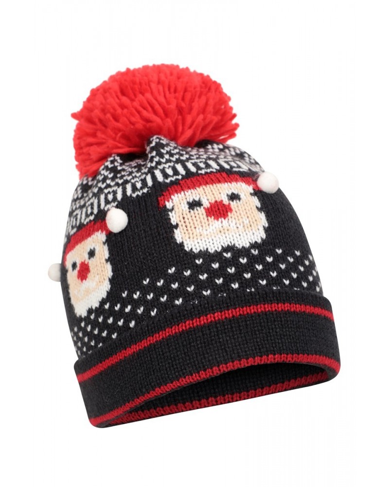 Xmas Santa Mens Beanie Navy $10.19 Accessories