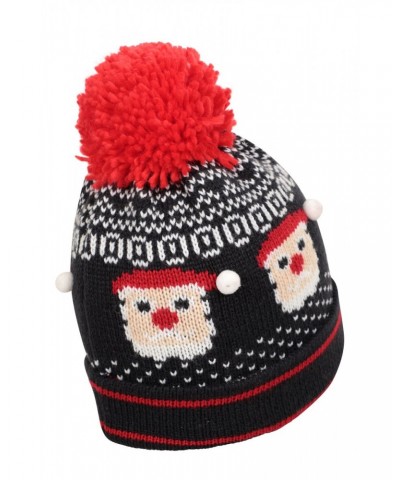 Xmas Santa Mens Beanie Navy $10.19 Accessories