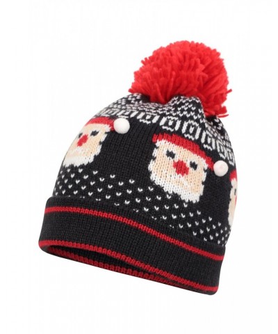 Xmas Santa Mens Beanie Navy $10.19 Accessories