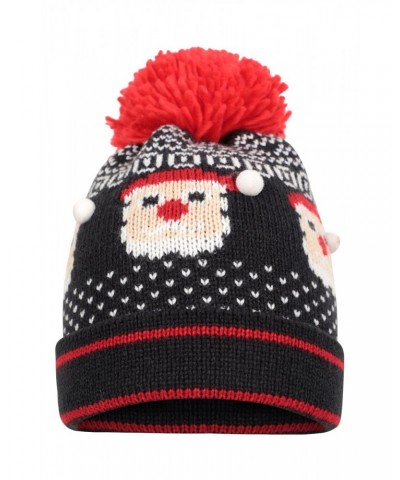 Xmas Santa Mens Beanie Navy $10.19 Accessories