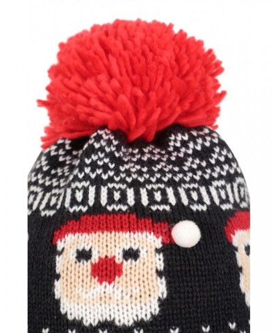 Xmas Santa Mens Beanie Navy $10.19 Accessories