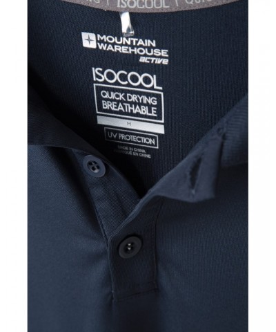 Tournament II Mens IsoCool Polo Navy $13.50 Tops