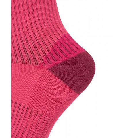 Kids Cushioned Mid-Calf Hiker Socks 2-Pack Berry $7.94 Accessories