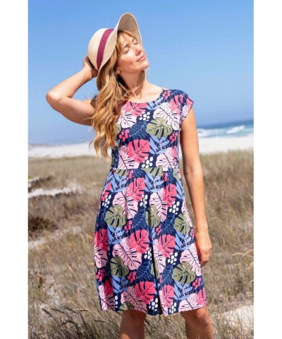 Sorrento Womens Printed Short Sleeve UV Dress Mixed $16.28 Dresses & Skirts