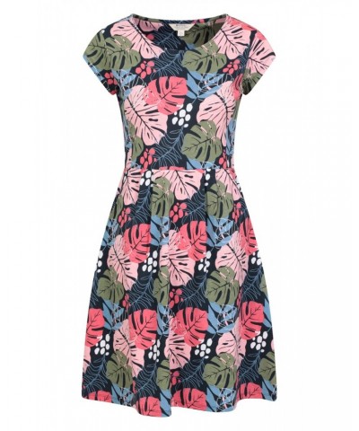 Sorrento Womens Printed Short Sleeve UV Dress Mixed $16.28 Dresses & Skirts