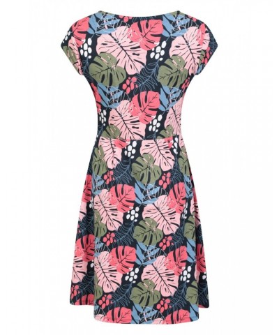 Sorrento Womens Printed Short Sleeve UV Dress Mixed $16.28 Dresses & Skirts