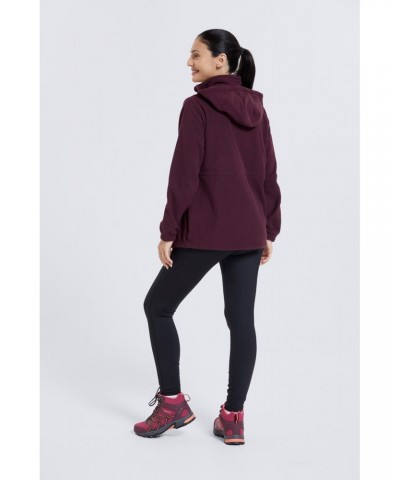 Azurite Maternity Half-Zip Fleece Burgundy $14.19 Fleece