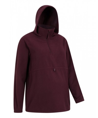 Azurite Maternity Half-Zip Fleece Burgundy $14.19 Fleece