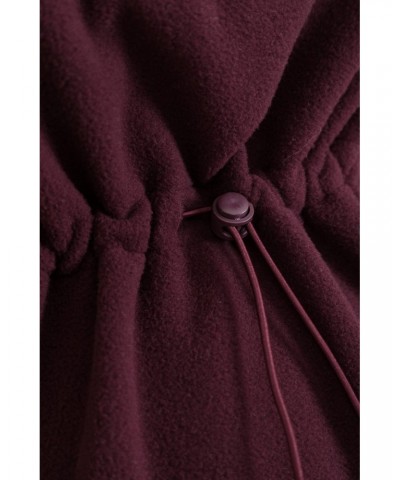 Azurite Maternity Half-Zip Fleece Burgundy $14.19 Fleece