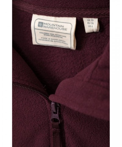 Azurite Maternity Half-Zip Fleece Burgundy $14.19 Fleece