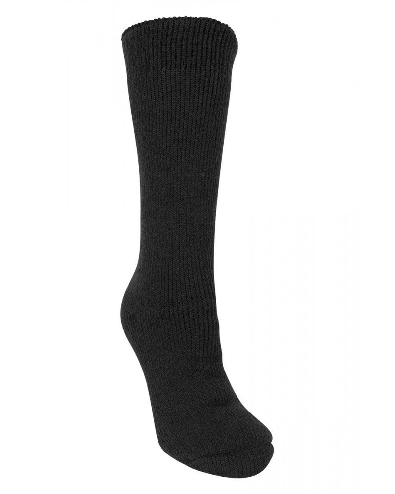 Radiate Extreme Womens Thermal Mid-Calf Socks Black $10.99 Ski