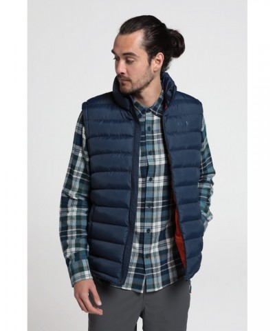 Seasons Mens Insulated Vest Navy $19.46 Jackets