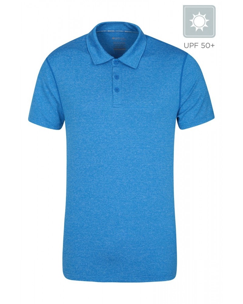 Mens Agra Stripe Polo Blue $13.86 Tops