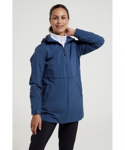 Hilltop II Womens Waterproof Jacket Dark Blue $34.30 Jackets