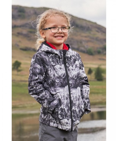 Exodus II Kids Printed Water-resistant Softshell Monochrome $13.86 Jackets