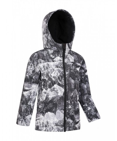 Exodus II Kids Printed Water-resistant Softshell Monochrome $13.86 Jackets