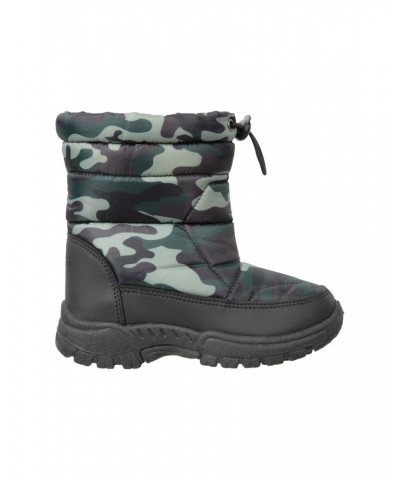 Caribou Toddler Adaptive Printed Snow Boots Camouflage $13.53 Footwear