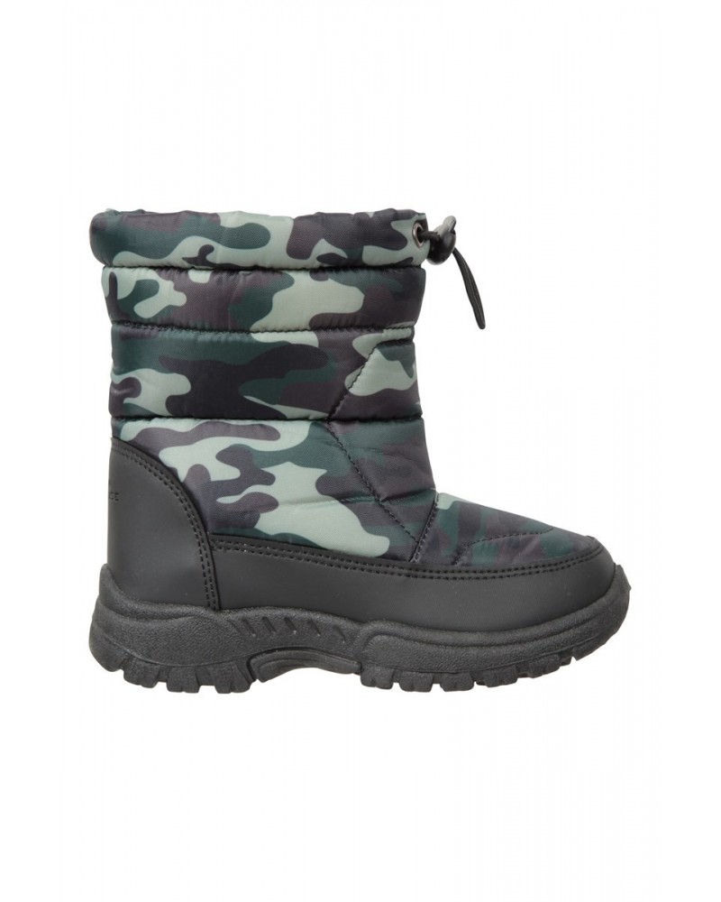 Caribou Toddler Adaptive Printed Snow Boots Camouflage $13.53 Footwear