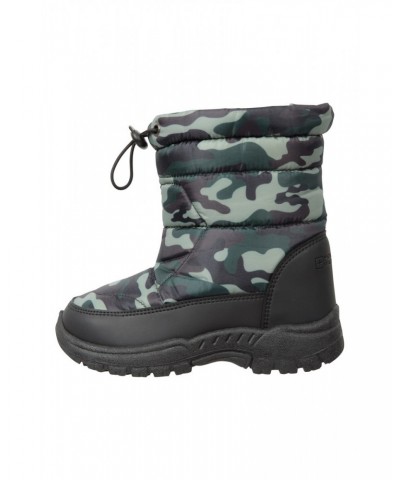 Caribou Toddler Adaptive Printed Snow Boots Camouflage $13.53 Footwear