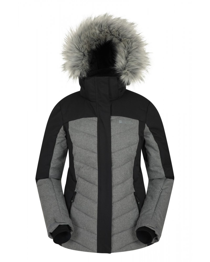 Pyrenees Womens Insulated Ski Jacket Black $48.44 Jackets