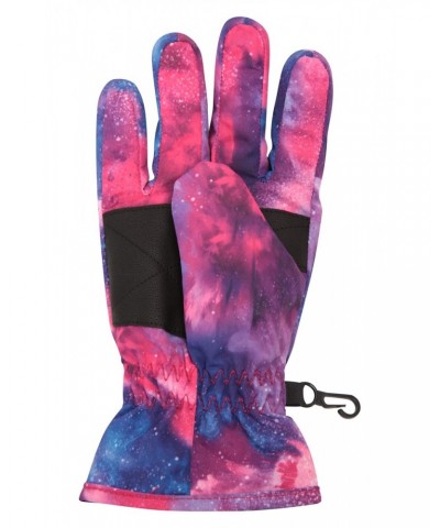 Printed Kids Ski Gloves Lilac $11.39 Accessories