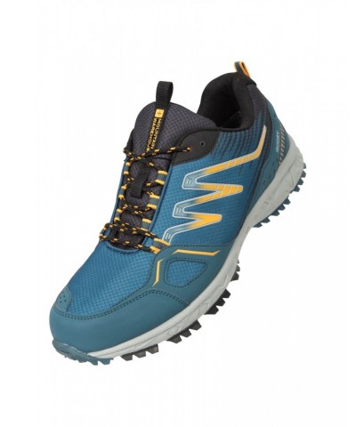 Enhance Mens Waterproof Trail Runner Sneakers Mustard $27.95 Active