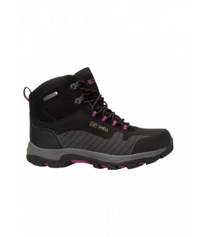 Softshell Kids Waterproof Hiking Boots Berry $27.30 Footwear