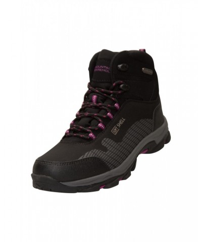 Softshell Kids Waterproof Hiking Boots Berry $27.30 Footwear