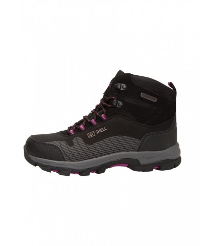 Softshell Kids Waterproof Hiking Boots Berry $27.30 Footwear