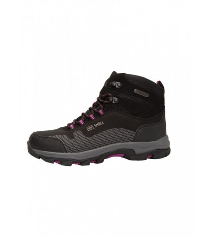 Softshell Kids Waterproof Hiking Boots Berry $27.30 Footwear