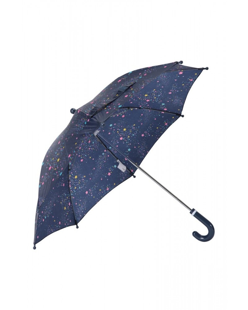 Kids Printed Umbrella Dark Blue $10.43 Accessories